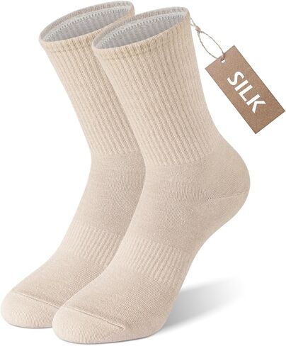 جوارب تبريد حريرية من SilkDream للنساء، جوارب مضغوطة خفيفة للجري، جوارب ماصة للرطوبة، هدايا قابلة للتنفس لها in Kuwait