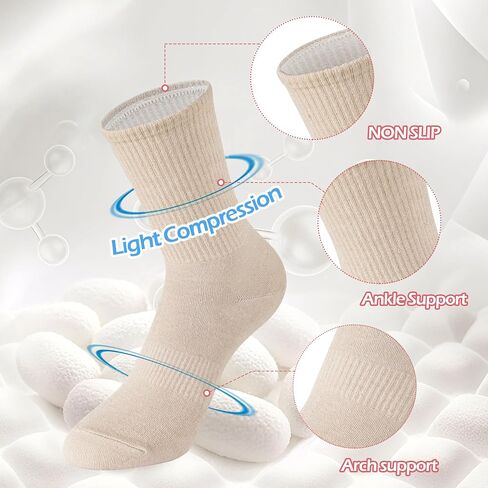 جوارب تبريد حريرية من SilkDream للنساء، جوارب مضغوطة خفيفة للجري، جوارب ماصة للرطوبة، هدايا قابلة للتنفس لها in Kuwait
