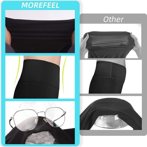 No Front Seam High Waist Biker Shorts for Women, Squat Proof Yoga Workout Gym Bike Shorts in Saudi Arabia