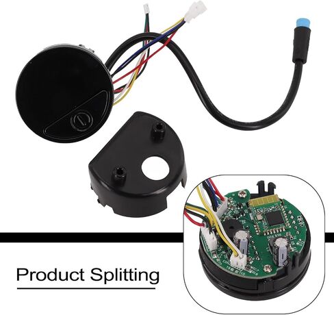 For Ninebot Electric Scooter Dashboard Control Panel Display Circuit Board,Compatible with ES1 ES2 E22 E23 E24 E25 Series Black in Saudi Arabia