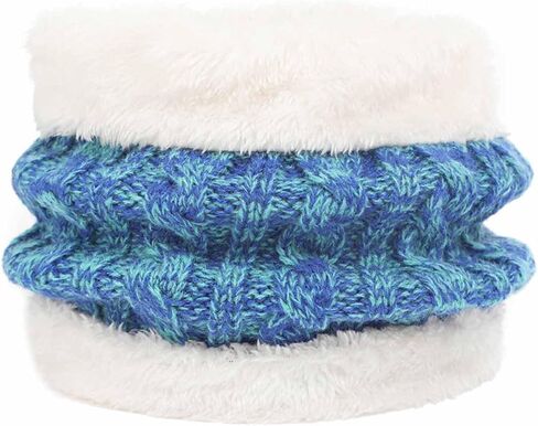 Kids Hats and Gloves Sets,Warm Knit Winter Beanie Hat Scarf Gloves for Boys Girls Pom Poms Toddler Hats 1-11 Years in Kuwait