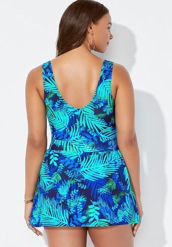 Swimsuits For All Women's V-Neck Swimdress (Plus in Saudi Arabia
