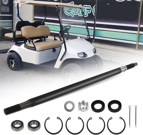 20377-G11 Golf Cart Driver Side Rear Axle Shaft Compatible with TXT/Medalist Electric 1994-2013 in Saudi Arabia