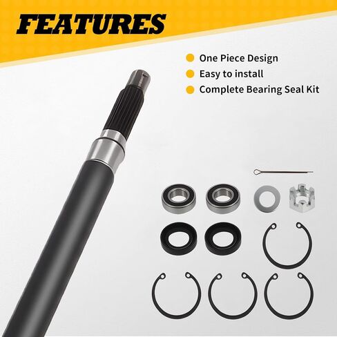 20377-G11 Golf Cart Driver Side Rear Axle Shaft Compatible with TXT/Medalist Electric 1994-2013 in Saudi Arabia