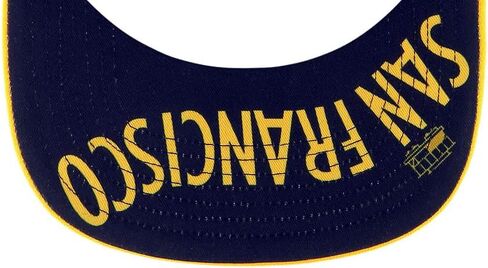 47 قبعة غولدن ستايت ووريورز سيتي إيديشن كابتن 2Tone Snapback، قبعة قابلة للتعديل in Kuwait