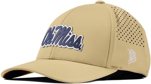 فواتير ذات علامة تجارية مرخصة رسميًا x مجموعة Mississippi Old Miss Rebels Curved Performance Collection Ole Miss Navy Script PVC in Saudi Arabia
