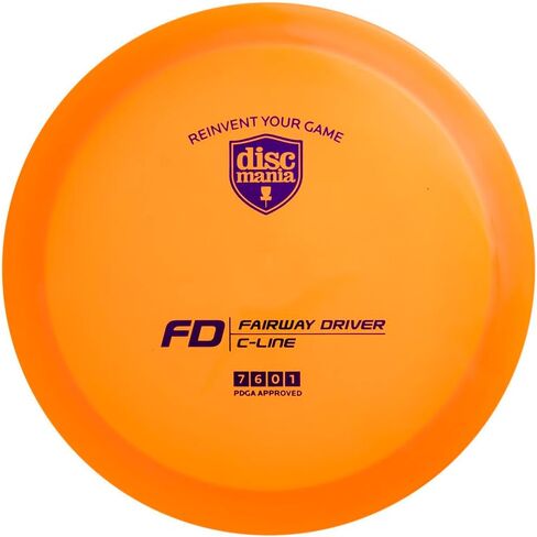 Discmania C-Line FD Disc Golf Fairway Driver | قرص ثابت للجولف مع طيران مستقيم | بلاستيك متين وفاخر | انزلاق عالي مع طيران يمكن التحكم فيه | 173-176 جم (ستختلف الألوان) in Kuwait