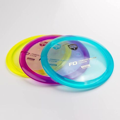 Discmania C-Line FD Disc Golf Fairway Driver | قرص ثابت للجولف مع طيران مستقيم | بلاستيك متين وفاخر | انزلاق عالي مع طيران يمكن التحكم فيه | 173-176 جم (ستختلف الألوان) in Kuwait
