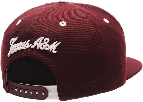 قبعة Zephyr Z11 ذات 6 ألواح Superstar Snapback - NCAA ZHATS قبعة بيسبول مسطحة، مقاس واحد قابل للتعديل in Saudi Arabia