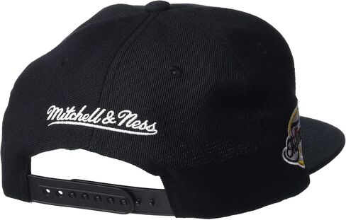 قبعة Mitchell & Ness Miami Heat NBA Top Spot Snapback قابلة للتعديل - أسود/2007 NBA Finals Side Patch/Hardwood Classics in Saudi Arabia