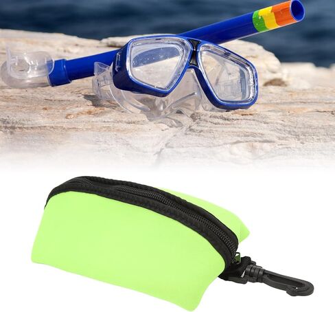 Diving Goggle Storage Bag, Portable Dustproof Fall Diving Goggle Storage Bag Resistant Neoprene Gadgets Gear Pouch for Sunglasses Glasses in Saudi Arabia