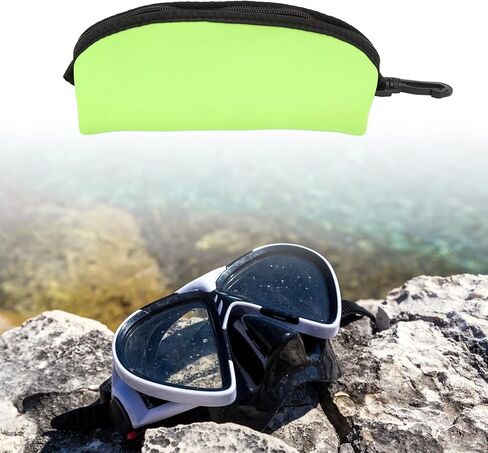 Diving Goggle Storage Bag, Portable Dustproof Fall Diving Goggle Storage Bag Resistant Neoprene Gadgets Gear Pouch for Sunglasses Glasses in Saudi Arabia