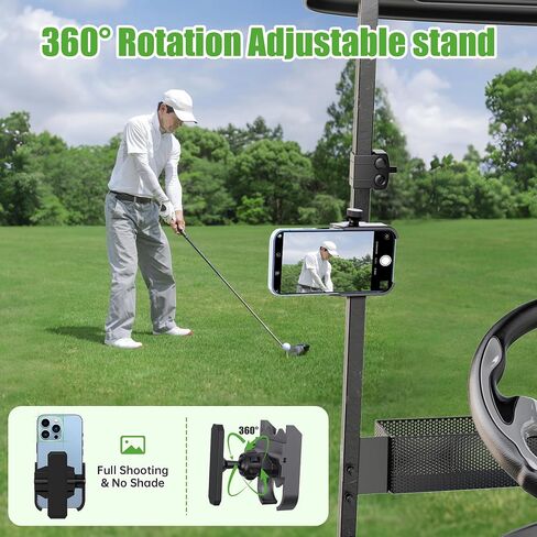10L0L Upgraded Magnetic Golf Cart Phone Holder, Cell Phones Mount with Neodymium N52 Magnets, Stable Golf Caddy Phone Holder for iPhone, Samsung and Other in Saudi Arabia