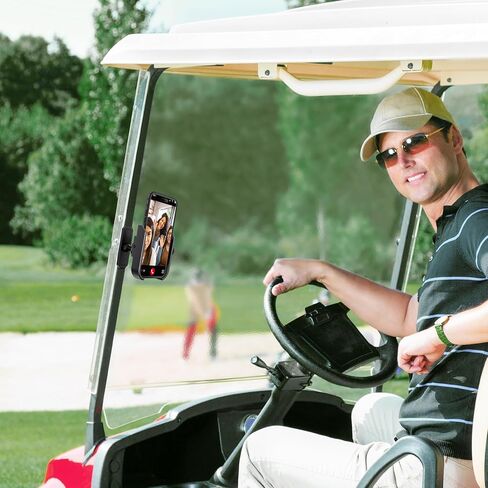 10L0L Upgraded Magnetic Golf Cart Phone Holder, Cell Phones Mount with Neodymium N52 Magnets, Stable Golf Caddy Phone Holder for iPhone, Samsung and Other in Saudi Arabia