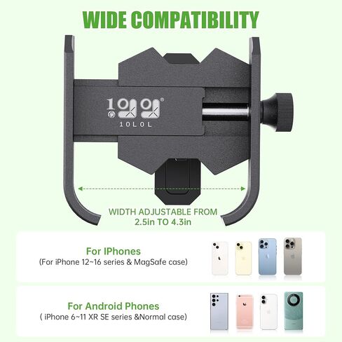 10L0L Upgraded Magnetic Golf Cart Phone Holder, Cell Phones Mount with Neodymium N52 Magnets, Stable Golf Caddy Phone Holder for iPhone, Samsung and Other in Saudi Arabia