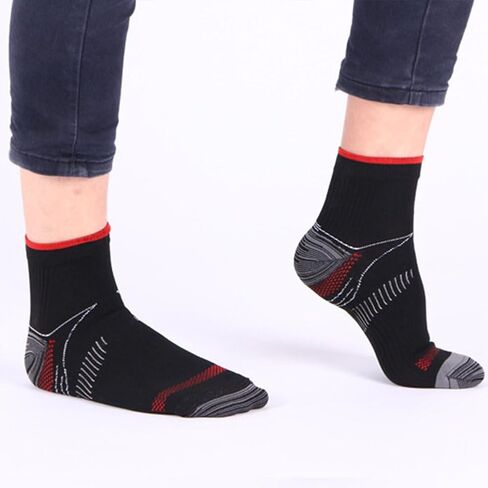 Women & Men Crew Athletic Cushioned Socks,Hiking Sport Compression Socks,Comfortable Breathable Running Socks in Saudi Arabia