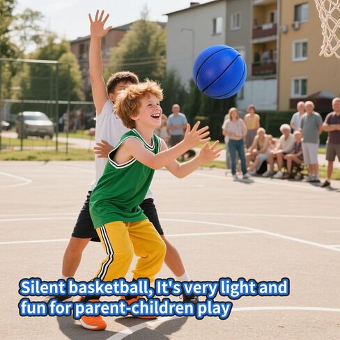 Official Silent Basketball Size 7 (29.5"),Dribble Dream Upgraded Indoor Basketball & High Bounced Airless Ball Soundless for Quiet Dribbling and Indoor Training in Kuwait