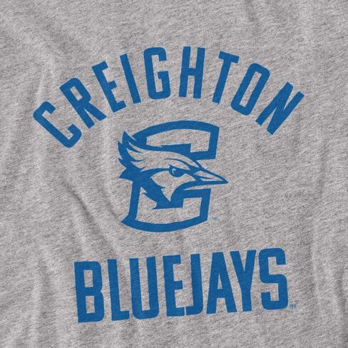 تي شيرت رسمي للجنسين بلون واحد بشعار Bluejays من جامعة Creighton in Saudi Arabia