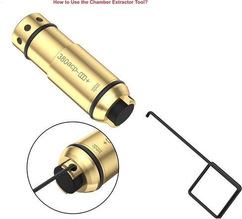 Generic خرطوشة تدريب بالليزر 380ACP مع أداة استخراج الغرفة نظام تدريب ليزر جاف للصيد والرماية in Kuwait