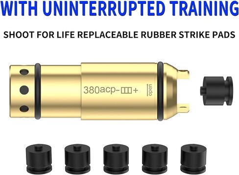 Generic خرطوشة تدريب بالليزر 380ACP مع أداة استخراج الغرفة نظام تدريب ليزر جاف للصيد والرماية in Kuwait