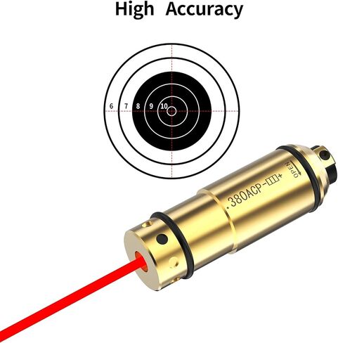 Generic خرطوشة تدريب بالليزر 380ACP مع أداة استخراج الغرفة نظام تدريب ليزر جاف للصيد والرماية in Kuwait