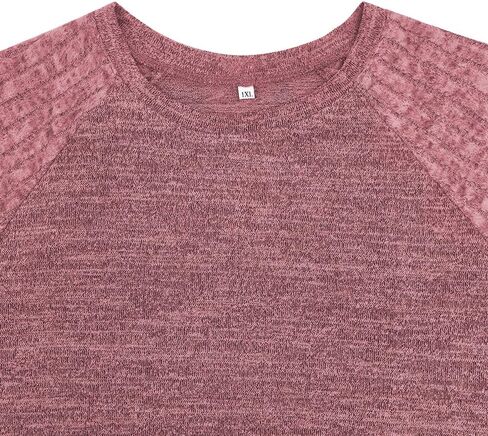 Womens Plus-Size Sweatshirts Casual Raglan Long Sleeve Pullover Tops Oversized Dressy Crewneck Shirts XL-5XL in Kuwait