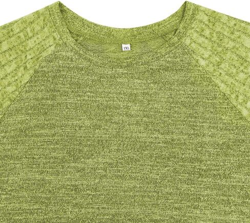 Womens Plus-Size Sweatshirts Casual Raglan Long Sleeve Pullover Tops Oversized Dressy Crewneck Shirts XL-5XL in Saudi Arabia