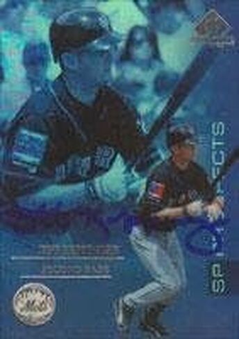 Jeff Keppinger New York Mets 2004 بطاقة موقعة من Upper Deck SP Prospects. يأتي هذا المنتج مع شهادة الأصالة من Autograph-Sports. موقعة - بطاقات البيسبول الموقعة من MLB in Kuwait