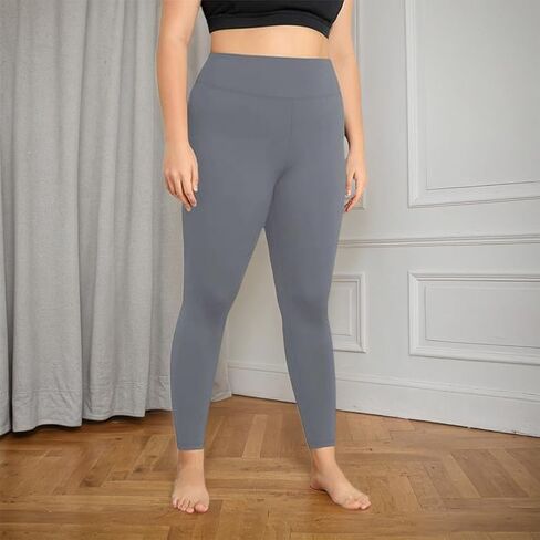 Women's High Waisted Solid Color Yoga Pants in Saudi Arabia