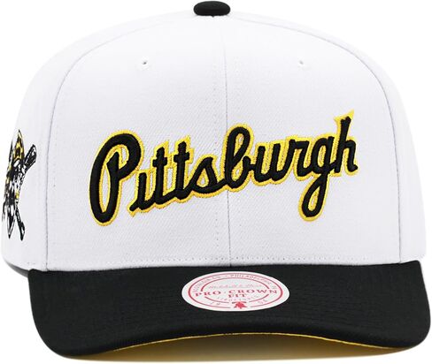 قبعة Mitchell & Ness Pittsburgh Pirates Cooperstown MLB Evergreen Pro Snapback - أبيض in Kuwait