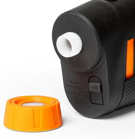 Laser Flask – Golf Flask Shaped Like a Rangefinder, 7oz High-Grade Plastic with Collapsible Funnel, Lightweight and Portable Drink Container – Fun Golf Accessory and Gift for Men in Saudi Arabia