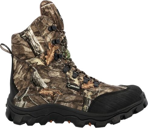 ROCKY Lynx 8" GORE-TEX Waterproof, 800 Gram, Mossy Oak Country Roots, Olv/Treebark, Size 10(W) in Saudi Arabia