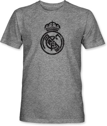 Real Madrid Crest Premium Vintage Soft Tri Blend T-Shirt in Saudi Arabia