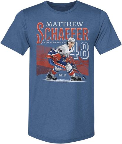 500 LEVEL Matthew Schaefer New York Player Name Men's Premium T-Shirt in Saudi Arabia