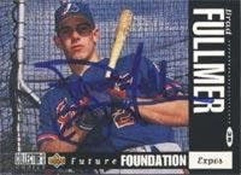 بطاقة موقعة من Brad Fullmer Montreal Expos 1994 UD Collectors Choice Future Foundation - بطاقة المبتدئ. يأتي هذا المنتج مع شهادة الأصالة من Autograph-Sports. موقعة - البيسبول in Saudi Arabia