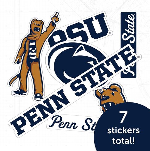 Desert Cactus The Pennsylvania State University Sticker Penn State PSU Nittany Lions Sticker Vinyl Decals Laptop Water Bottle Car T2 (Type 2-6) in Saudi Arabia