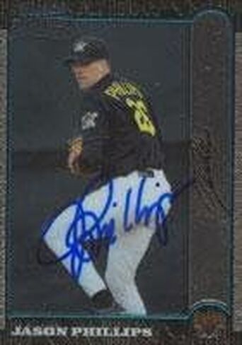 Jason Phillips Pittsburgh Pirates 1999 Bowman Chrome Rookie Card Autographed Card. This item comes with a certificate of authenticity from Autograph-Sports. Autographed - MLB Autographed Baseball in Saudi Arabia