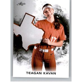 2024 Leaf Lone Star Softball #18 Teagan Kavan Texas Longhorns Official Women's Softball Card in Raw (NM or Better) Condition in Saudi Arabia