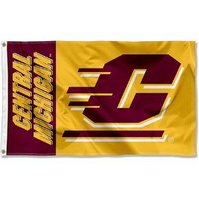 CMU Chippewas Gold 3x5 Flag in Kuwait
