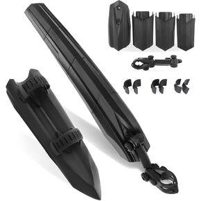 حاجز الدراجة، واقي الطين العالمي سريع التفكيك للدراجات لجميع الدراجات الجبلية/دراجات الطريق/MTB، مناسب للأحجام 24-29 بوصة (الحاجز الخلفي) in Kuwait