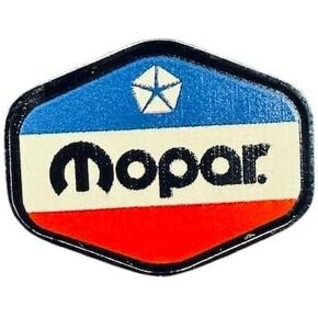 دبوس سداسي طية صدر السترة يحمل شعار Mopar RWB - شارة كرايسلر باللون الأحمر والأبيض والأزرق مع Pentastar | تحصيل السيارات | صنع في الولايات المتحدة الأمريكية in Kuwait