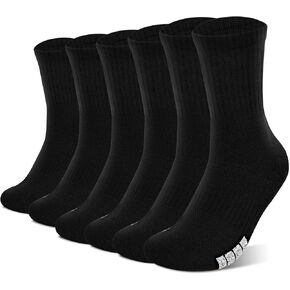 6-Pair Cushion Sports Socks Men Women Running Sock Breathable Anti-blister Tennis Hiking Cycling Basketball in Saudi Arabia
