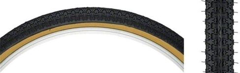 إطار KENDA K52 Street BMX مقاس 24x1.75 أسود/أسمر ضارب للصفرة in Saudi Arabia