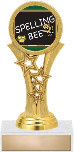 جوائز التاج للتهجئة، 5 1/2 بوصة كأس النحلة للتهجئة من ستاربيم، يتضمن النقش برايم in Saudi Arabia