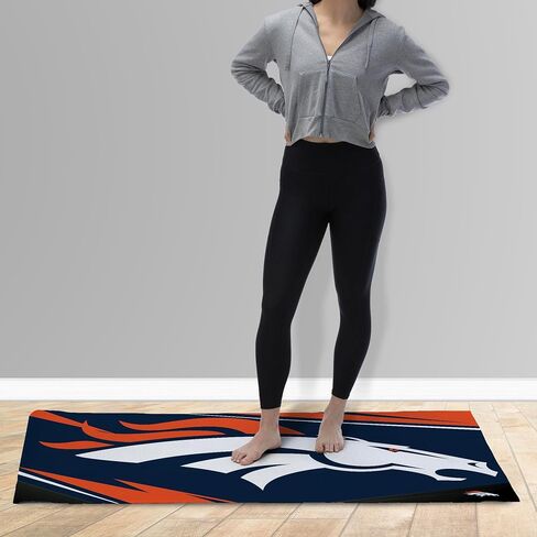 Northwest The Company NFL Washable Rug, 36" x 60", Shredder, Team Colors (Denver Broncos) in Saudi Arabia