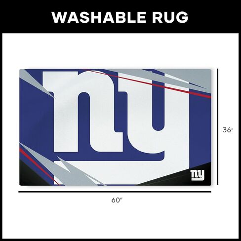 Northwest The Company NFL Washable Rug, 36" x 60", Shredder, Team Colors (Denver Broncos) in Saudi Arabia