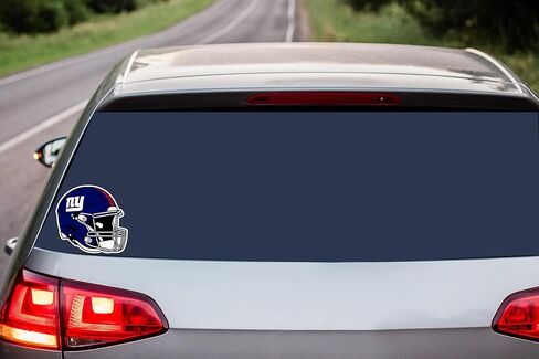 ملصق تلقائي لخوذة Siskiyou Sports NFL New York Giants، ألوان الفريق، مقاس واحد in Saudi Arabia