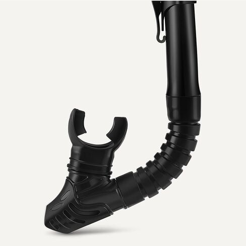Amazon Basics Snorkel mask with Carry Bag, Snorkeling Gear for Adults, Black in Saudi Arabia