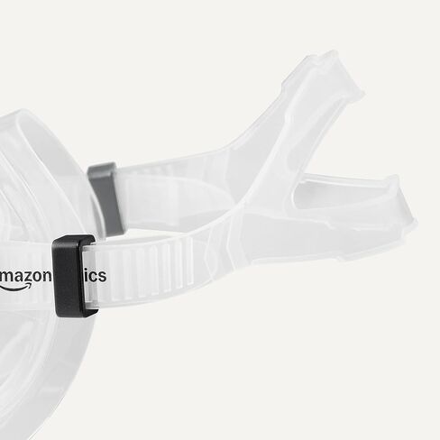 Amazon Basics Snorkel mask with Carry Bag, Snorkeling Gear for Adults, Black in Saudi Arabia