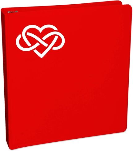 ملصق لاصق على شكل قلب من Celtic Infinity Heart لجهاز الكمبيوتر المحمول للسيارة مقاس 5.5 بوصة (أبيض) in Kuwait